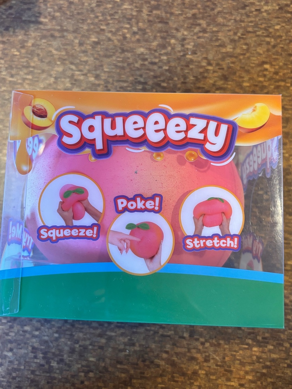 Squeeezy Peach Toy - Picture 2 of 4